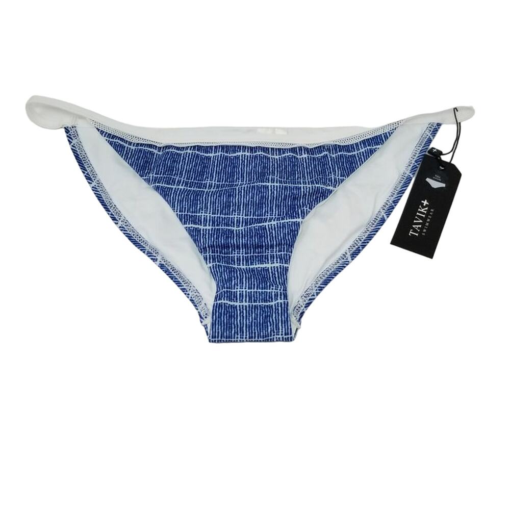 TAVIK Antic Off the Grid Pacific Blue Full Bikini Bottom Sz S NWT